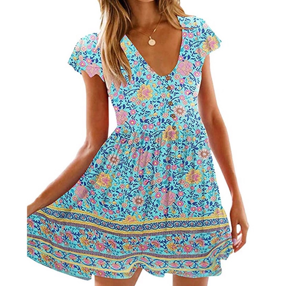 NWT Printed Sundress